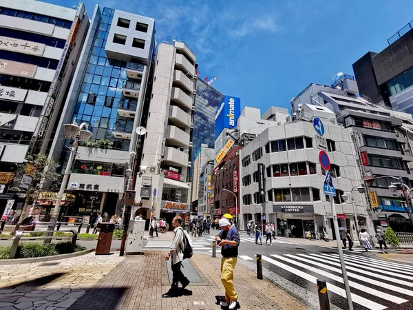 Einkaufsstrasse Asakusa Tempel Tokio Ιαπωνία — Φωτογραφία Αρχείου