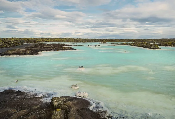 Thermalquellen Mit Smaragdwasser Island Blaue Lagune — Stockfoto