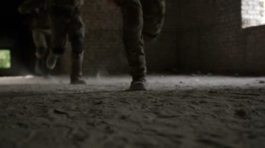Ordu rangers askeri operasyon sırasında eylem