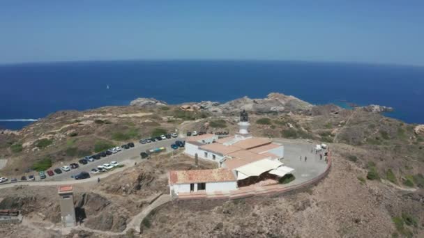 Vol par drone au-dessus du phare du cap de Creus 