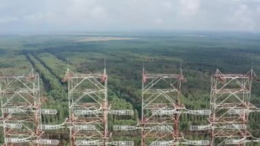 Duga'nın drone atışı, dev radyolokasyon anteni