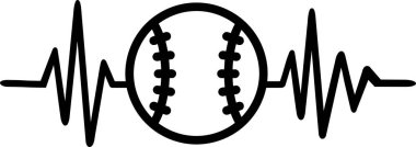 Kalp atışı darbe satır beyzbol ve word ile 