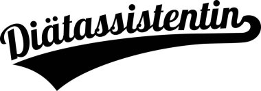 Kadın diyetisyen veya beslenme uzmanı retro Almanca