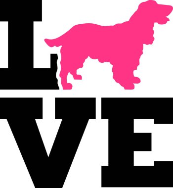 Pembe siluet sevgiyle yavru horoz İspanyol