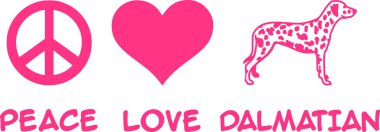 Barış, aşk, Dalmaçya sloganı pembe