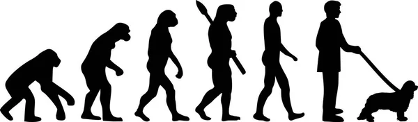 Cavaleiro Rei Charles Evolução Darwin —  Vetores de Stock