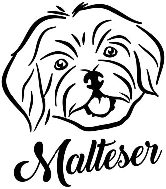 Almanca Malta baş siluet