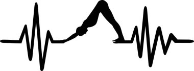 Kalp atışı darbe satır pilates ile word ve pilates siluet