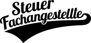 Yardımcısı vergi danışmanı veya memuru kadın retro Almanca