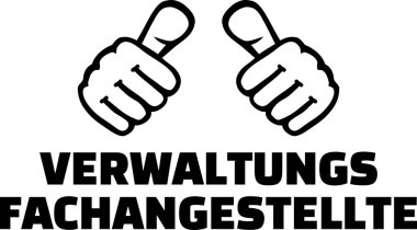 Yönetici Yardımcısı kadın başparmak Almanca