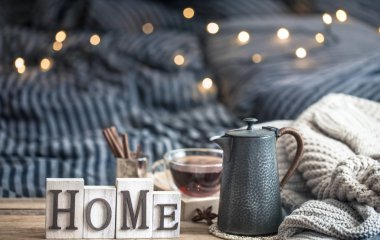 iç ev dekorasyonu ev yatak odası iç ahşap zemin üzerinde bir yazıt ile bir mektup