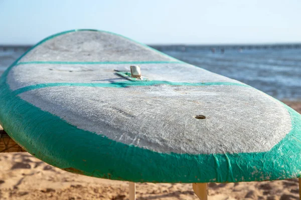 Boot Het Strand Voor Toeristen Huur Sluiten — Stockfoto