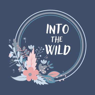 Muhteşem çiçek açan çiçekler, tomurcukları ve yaprakları ile dekore edilmiş, çiçek kartı düğün davetiyesi, tarihi kaydetmek kartı ve teşekkürler Not şablonları.