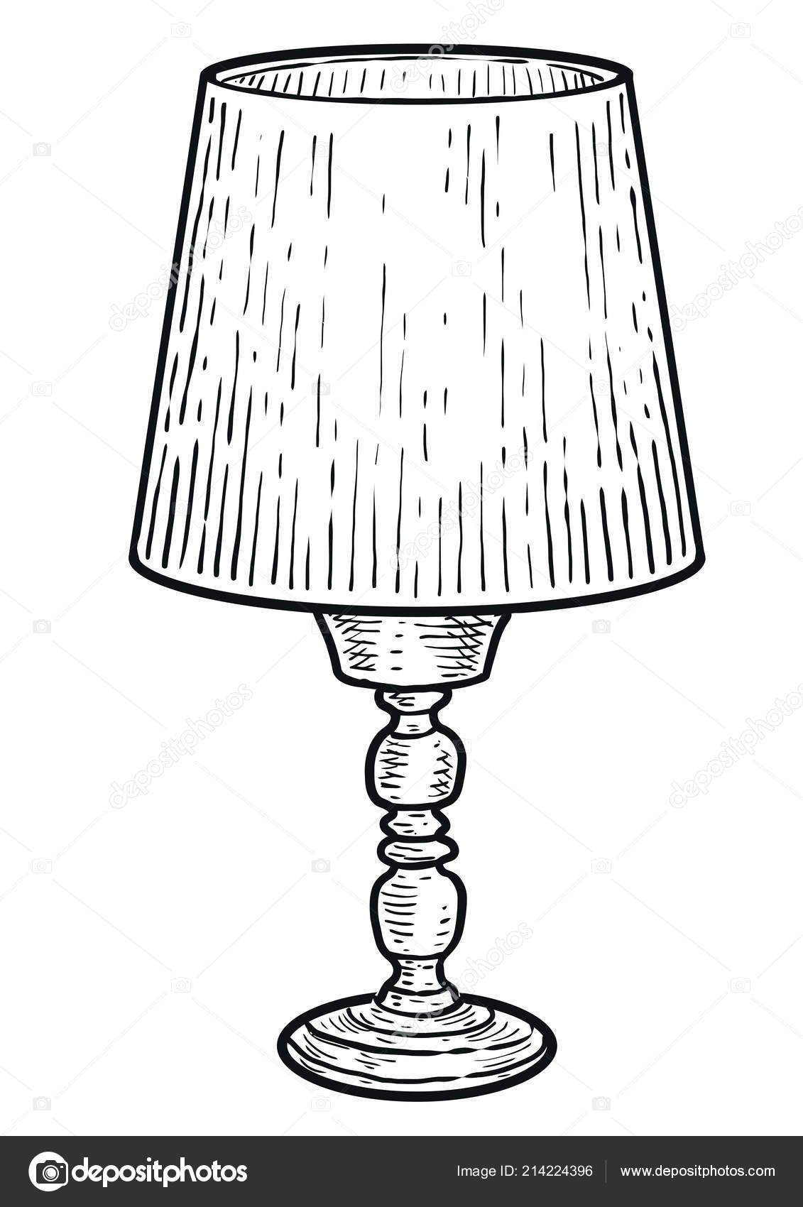 table lamp sketch