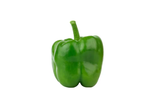 Colored Raw Bell Pepper White Background — Stock Photo, Image