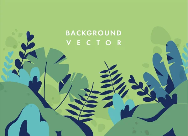 Vector landscape illustration with colorful colors - background with template text. Can be used for posters, placards, brochures, banners, web pages, headers, covers. — Stock Vector