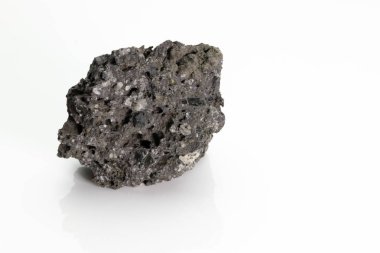 Lav jeotermal enerji tarafından üretilen ve ihraç edilecektir kırıklar gezegen kabuk veya Vesuvius Volkanı, Napoli, İtalya, beyaz bir arka plan izole gelen bir patlama ile erimiş kaya olduğunu