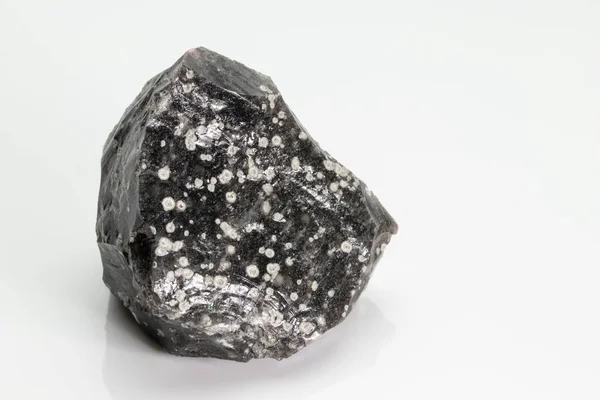 Obsidian Ein Natürlich Vorkommendes Vulkanisches Glas Geformt Als Extrusives Entzündliches — Stockfoto