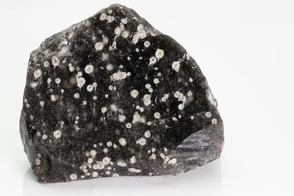 Obsidian Ein Natürlich Vorkommendes Vulkanisches Glas Geformt Als Extrusives Entzündliches — Stockfoto