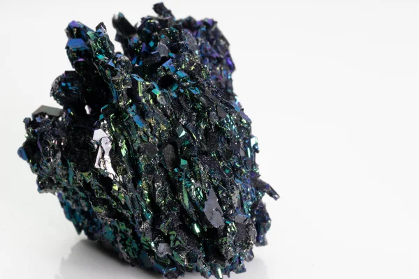 Siliziumkarbid Carborundum Glänzender Und Bunter Mineralstein Aus Dem Vulkan Vesuv — Stockfoto