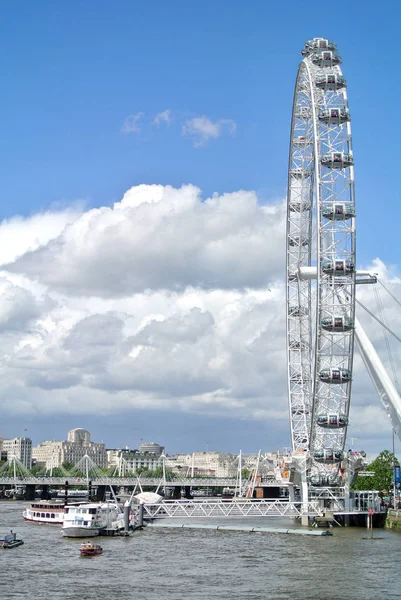 London United Kingdom July 2016 View London Eye — стоковое фото