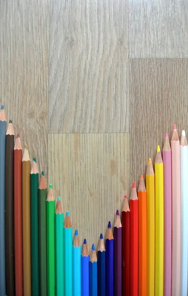 Colored Pencils Composition — Stock Photo, Image