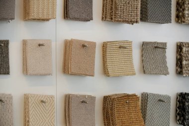 Halı renkli artıkları