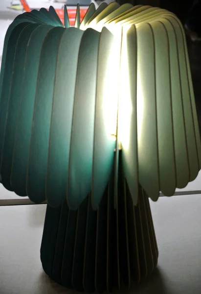 Moderne Blauwe Bureaulamp — Stockfoto