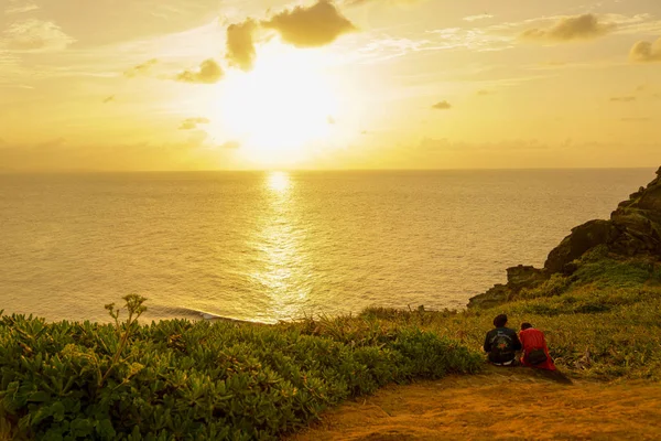 Zachód Słońca Ishigaki Island — Zdjęcie stockowe