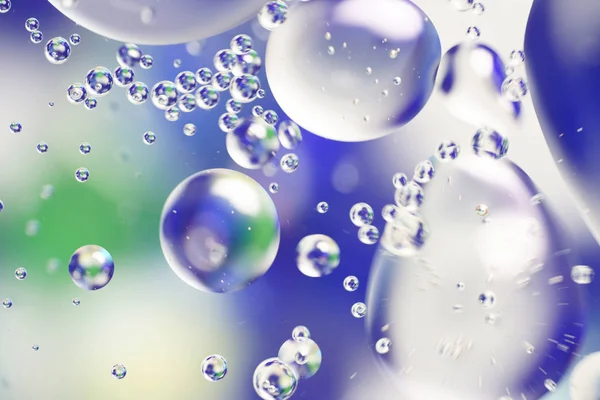 renkli balon su içinde