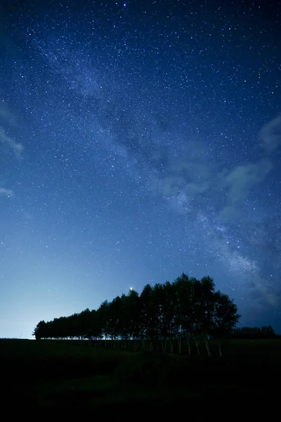 Vía Láctea Galaxia Noche — Foto de Stock