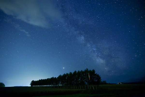 Vía Láctea Galaxia Noche — Foto de Stock