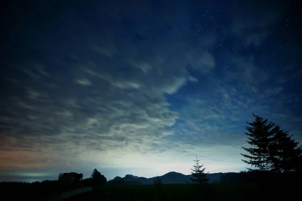 Cielo Nocturno Nube — Foto de Stock
