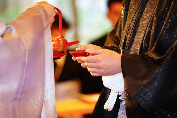 Cultura Casamento Japão — Fotografia de Stock
