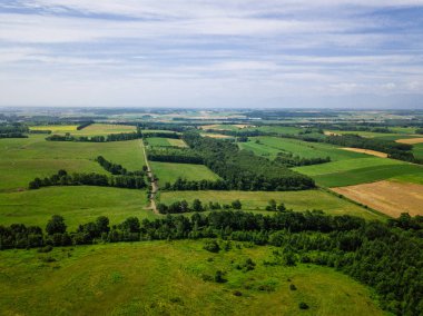 Kuş bakışı Hokkaido'da