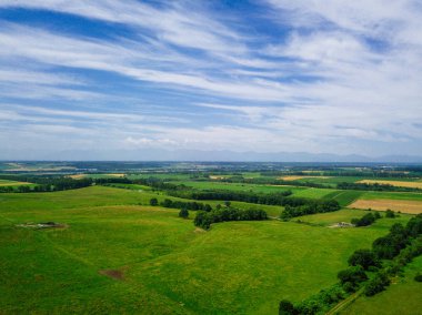 Kuş bakışı Hokkaido'da