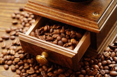kahve beand ve kutusu