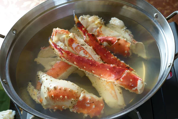Crab Hot Pot Cooking Japan — Stock Photo, Image