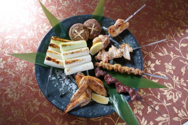 Japonya'da ızgara tavuk