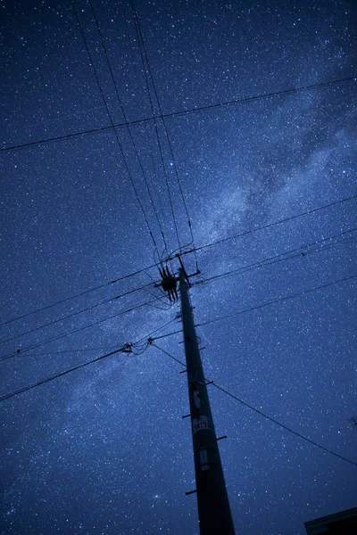 Vintergatan Natt — Stockfoto