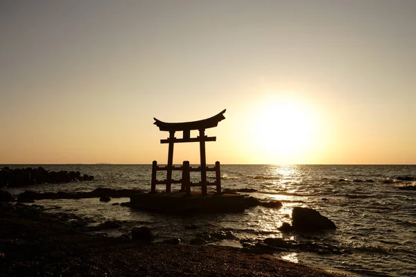 Torii Japonii Morze — Zdjęcie stockowe