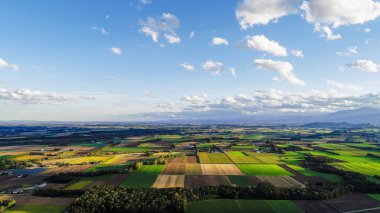 hokkaido fotoğrafta aireal
