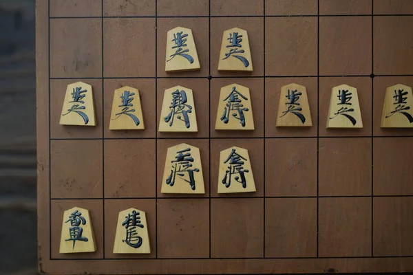 Сёги Японские Шахматы — стоковое фото