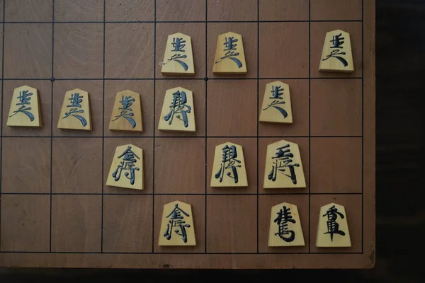 Сёги Японские Шахматы — стоковое фото