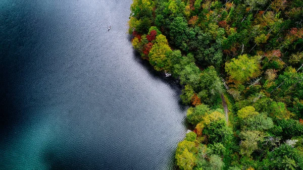 Jezioro Shikaribetu Hokkaido — Zdjęcie stockowe