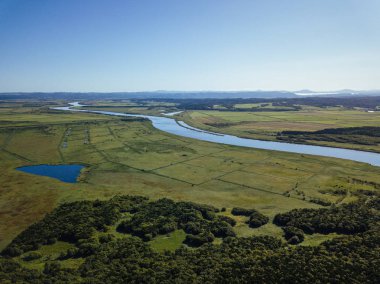 Hokkaido'da kuşbakışı görünümü