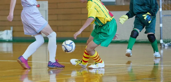 Jogo Futsal Japão — Fotografia de Stock