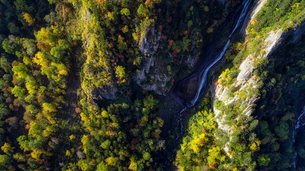 Cachoeira Autumnn Hokkaido — Fotografia de Stock