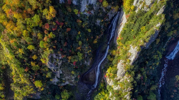 Cachoeira Outono Hokaido — Fotografia de Stock