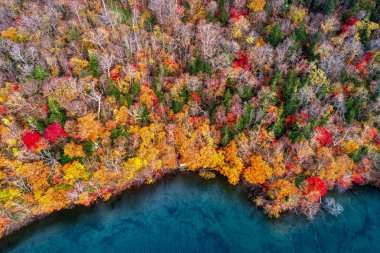 Hokkaido'da Caldera Gölü
